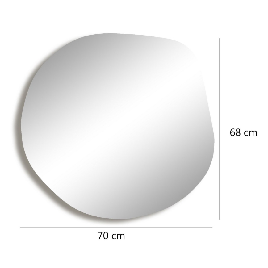 Espejo de pared ASSO 70x67 cm dorado