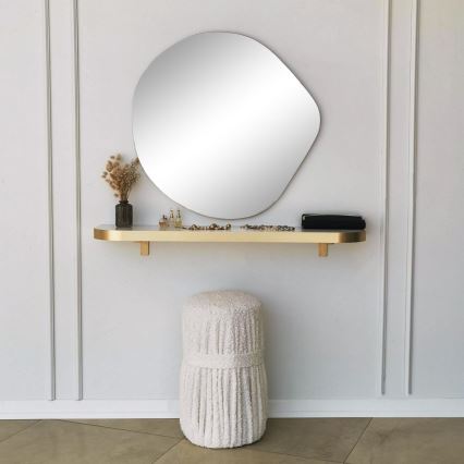 Espejo de pared ASSO 70x67 cm dorado