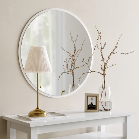 Espejo de pared AYNA 60 cm blanco