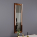 Espejo de pared BOSS 90x30 cm bronce