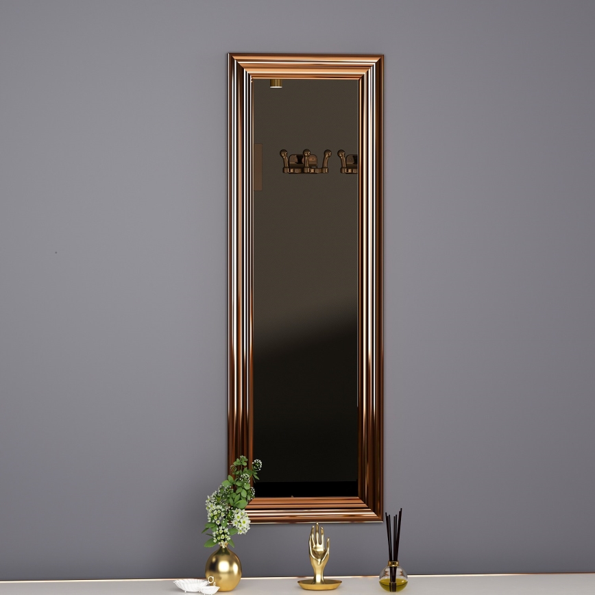 Espejo de pared BOSS 90x30 cm bronce