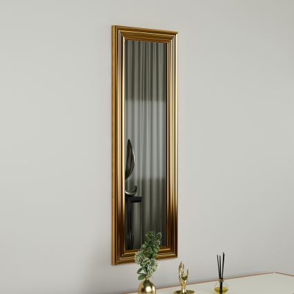 Espejo de pared BOSS 90x30 cm dorado