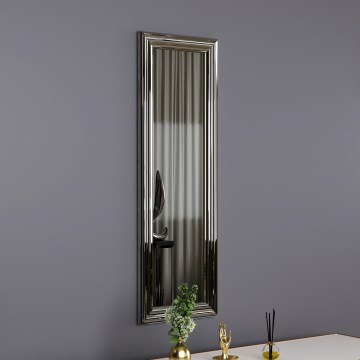 Espejo de pared BOSS 90x30 cm plata