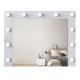 Espejo de pared con estante RANI 90x71,8 cm blanco