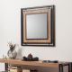 Espejo de pared COSMO 70x70 cm marrón/negro
