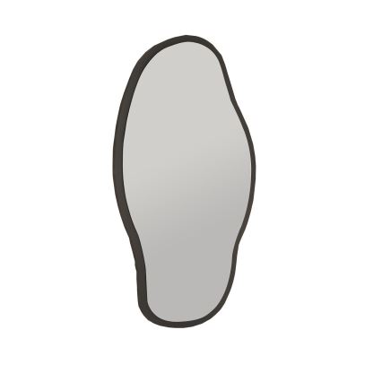 Espejo de pared COULDY 85x45 cm negro