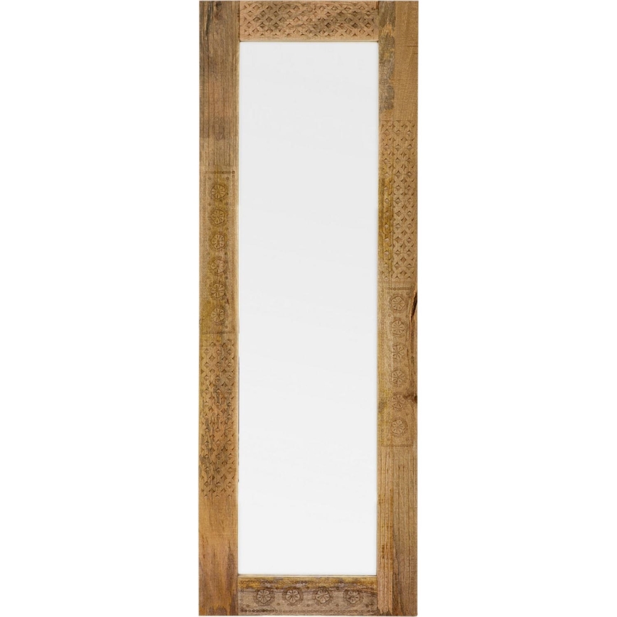 Espejo de pared MANU 170x60 cm madera maciza/árbol de mango