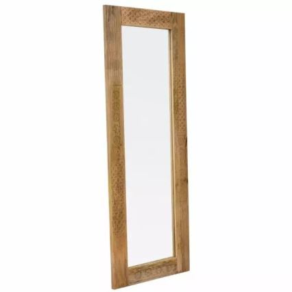 Espejo de pared MANU 170x60 cm madera maciza/árbol de mango