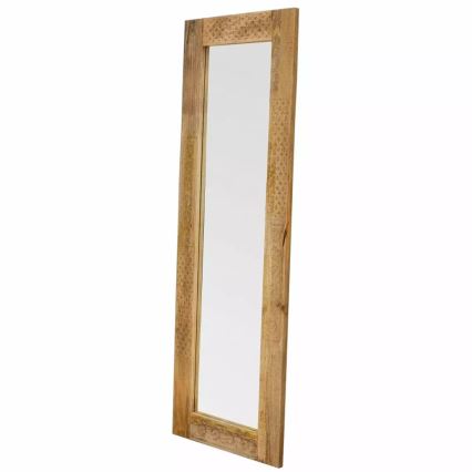 Espejo de pared MANU 170x60 cm madera maciza/árbol de mango