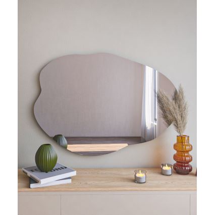 Espejo de pared OHHO 85x60 cm negro