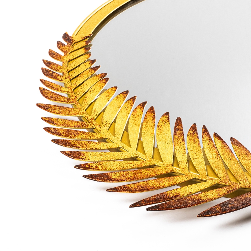 Espejo de pared PALM 59x57 cm dorado