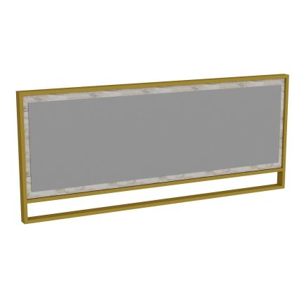 Espejo de pared POLKA 37,8x90 cm dorado
