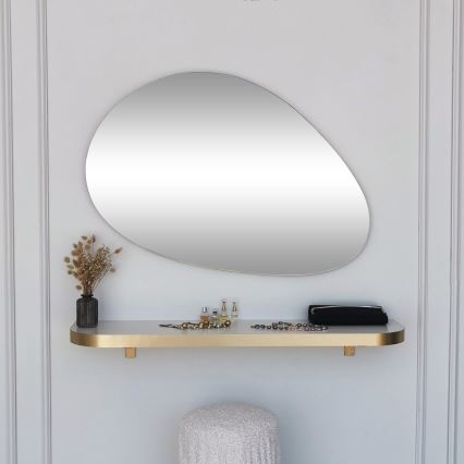 Espejo de pared PORP 60x90 cm dorado