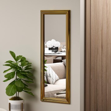 Espejo de pared SMOOTH 105x40 cm dorado