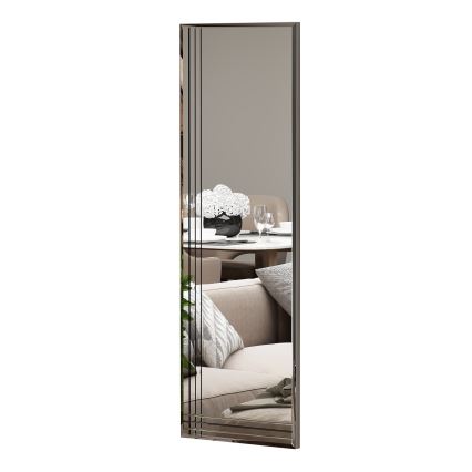 Espejo de pared TRIO 120x40 cm cromo brillante