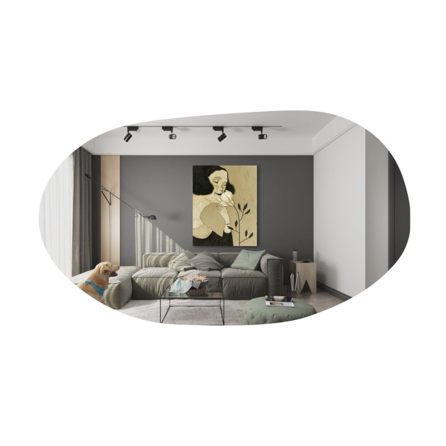espejo de pared VANOMI 89x52 cm