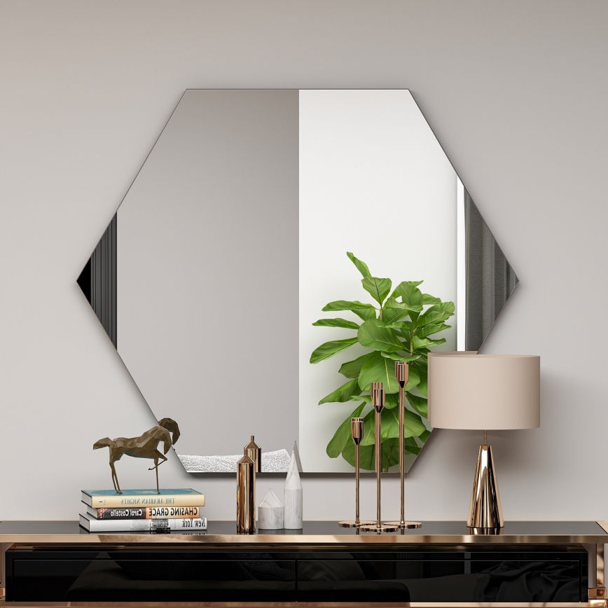 Espejo de pared ZEO 60x70 cm negro