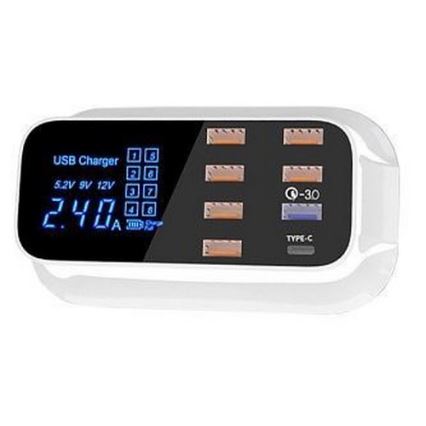 Estación de carga 8xUSB 40W/230V