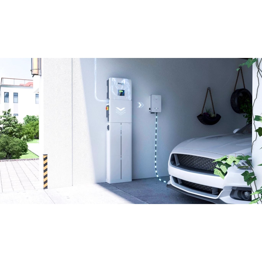 Estación de carga para coches eléctricos SolaX Power 22kW/400V/32A IP65 Wi-Fi