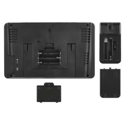 Estacion meteorologica con pantalla LCD GoSmart 5/230V Wi-Fi Tuya negro