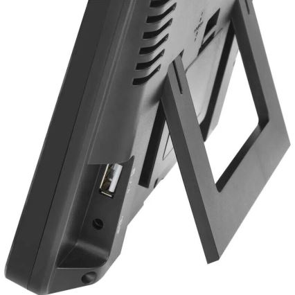 Estacion meteorologica con pantalla LCD GoSmart 5/230V Wi-Fi Tuya negro