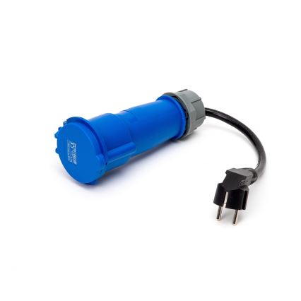 Estaciones de recarga para vehículos eléctricos EV/PHEV AC Tipo 2 32A/230V 7,4kW IP55 5m + adaptador 230V 3,7kW + estuche