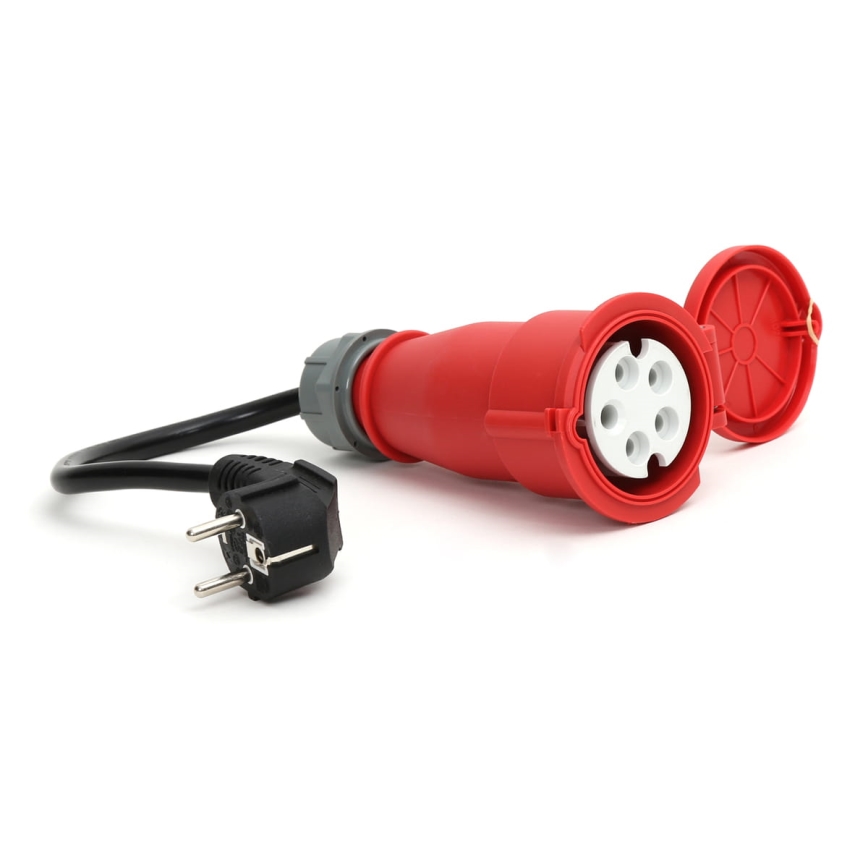 Estaciones de recarga para vehículos eléctricos EV/PHEV AC Type 2 16A/380V 11kW IP55 5m + adaptador 230V 3,7kW + estuche