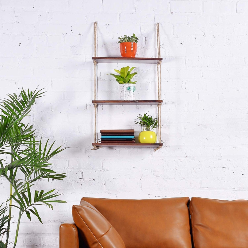 Estante colgante 120x60 cm abeto