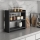 Estante de cocina COSMIC 44x10 cm antracita