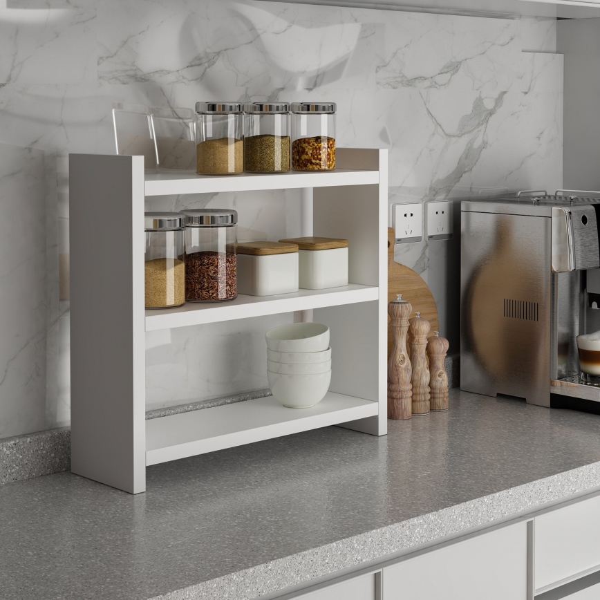 Estante de cocina COSMIC 44x10 cm blanco