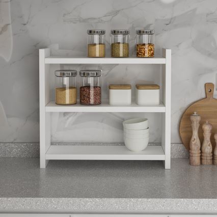Estante de cocina COSMIC 44x10 cm blanco