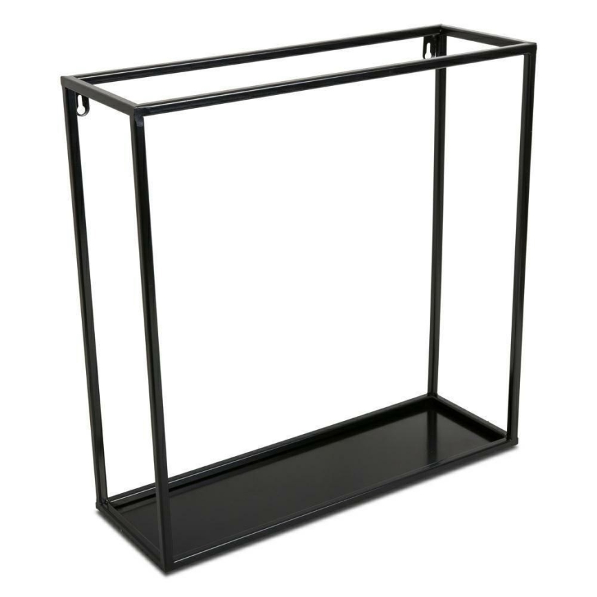 Estante de pared 45x45 cm negro