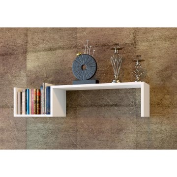 Estante de pared BIENCE 21,4x87,8 cm blanco