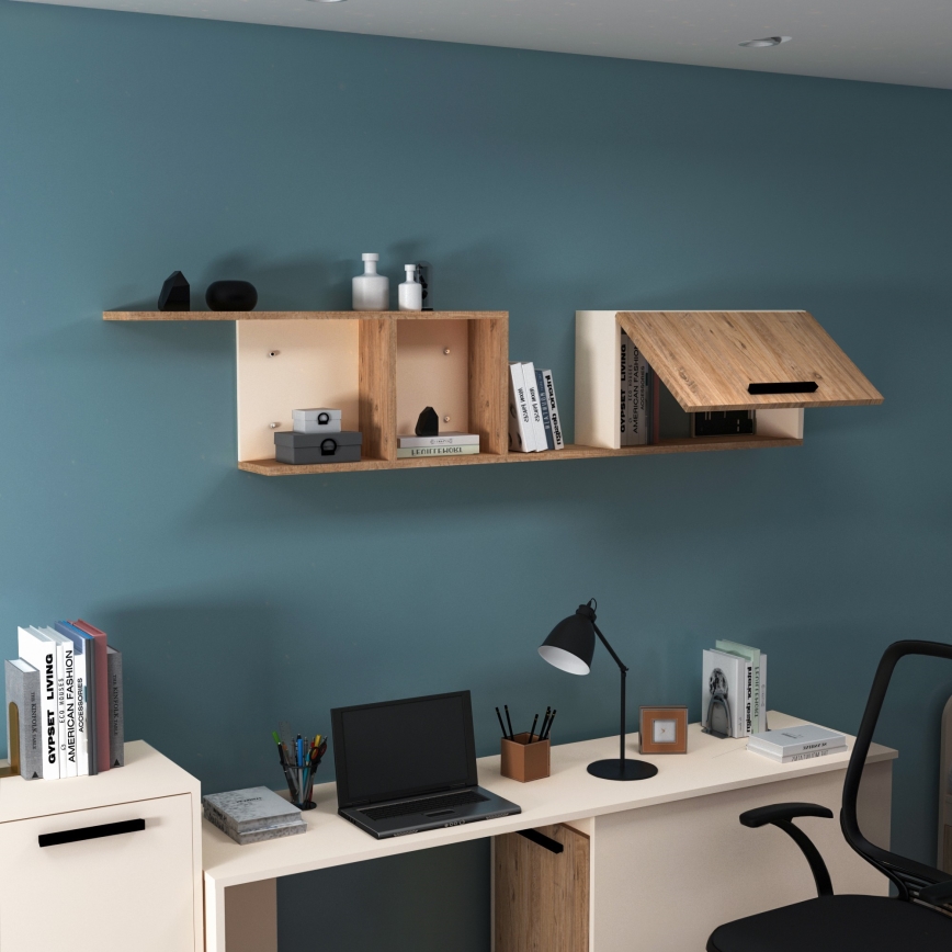 Estante de pared NEWRA 35x150 cm pino atlántico
