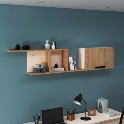 Estante de pared NEWRA 35x150 cm pino atlántico