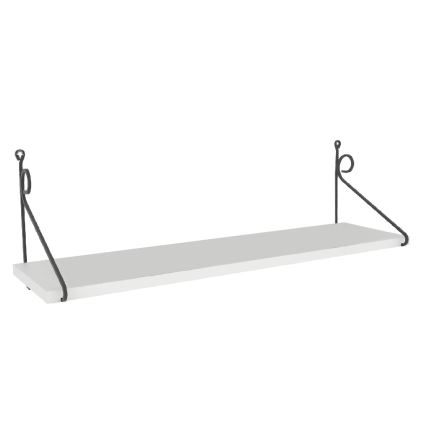 Estante de pared SERAMONI 27x72 cm blanco