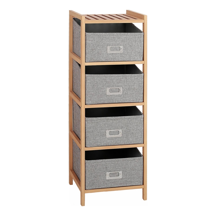 Estantería con cajas REG 83x28 cm beige