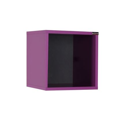 Estantería de pared 33x33 cm morada