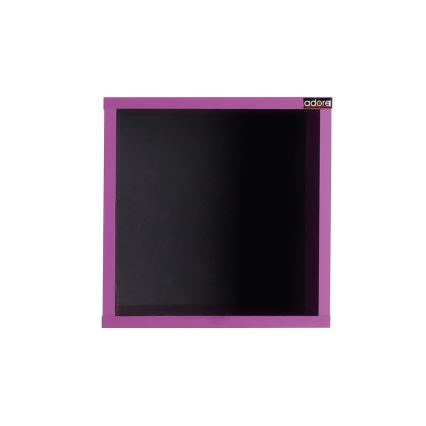 Estantería de pared 33x33 cm morada