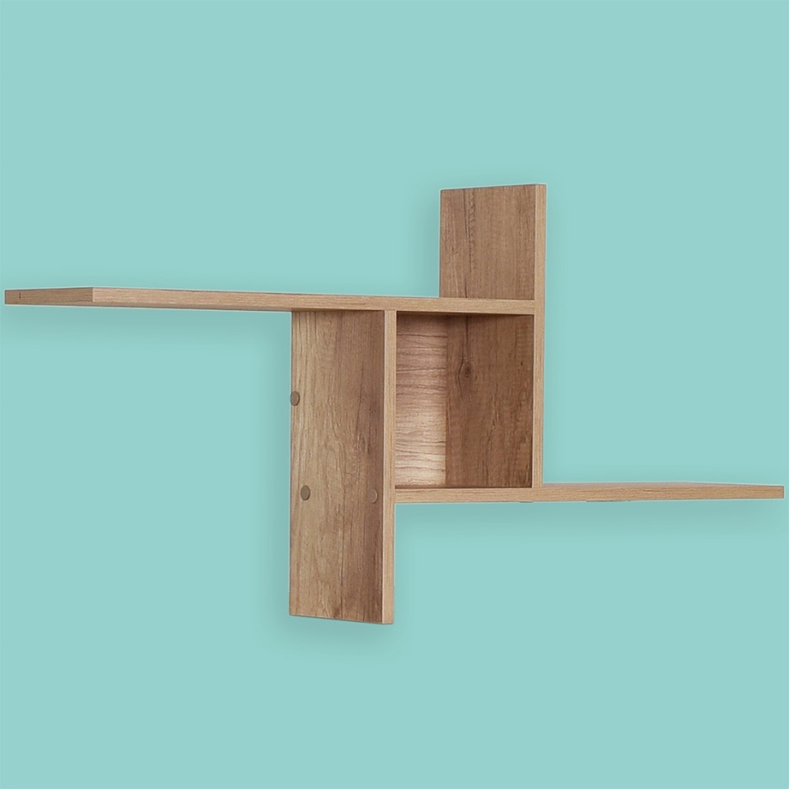 Estantería de pared 50x100 cm marrón