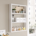 Estantería de pared 60x43,2 cm blanco