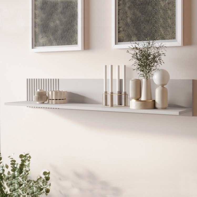 Estantería de pared ARUBA 20x120 cm beige