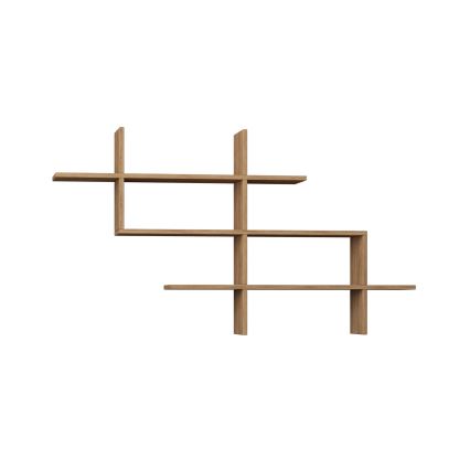 Estantería de pared HALIC 82x150 cm roble