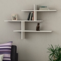 Estantería de pared LEO 80,5x123 cm blanco