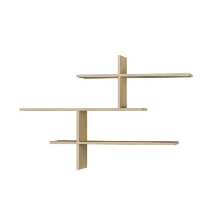 Estantería de pared LEO 80,5x123 cm roble
