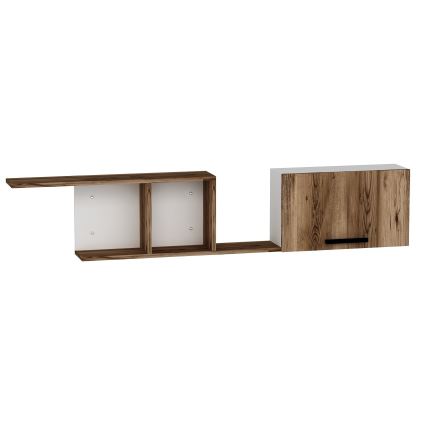 Estantería de pared NEWRA 35x150 cm marrón