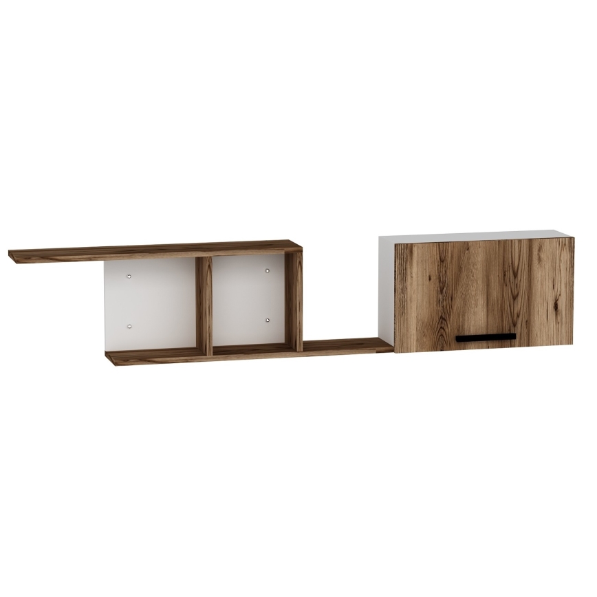 Estantería de pared NEWRA 35x150 cm marrón