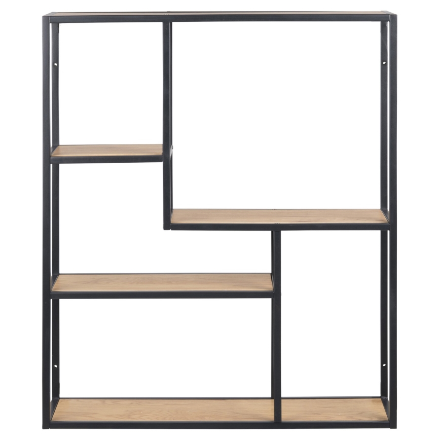 Estantería de pared SARON roble/negro