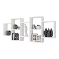 Estantería de pared TRIO 65x161 cm blanco