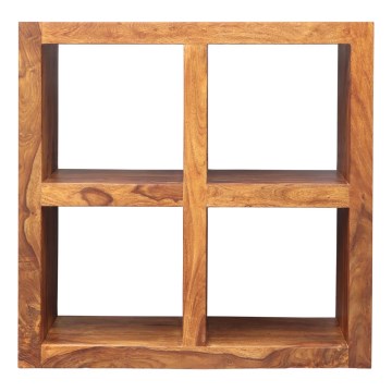 Estantería GANI 90x90 cm madera maciza/palisandro